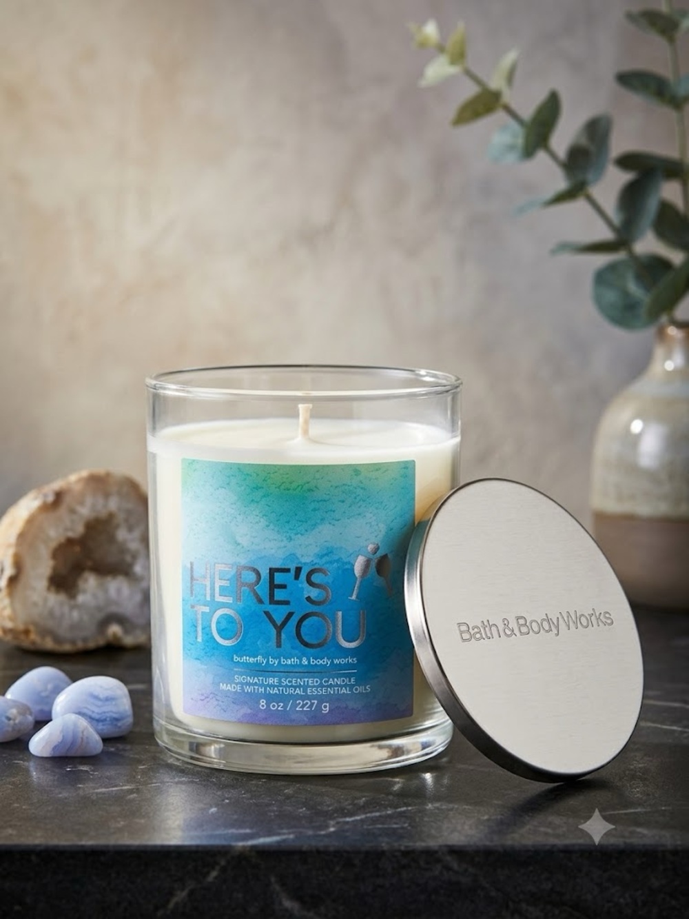 🦋 Bath & Body Works Butterfly Single-Wick Candle